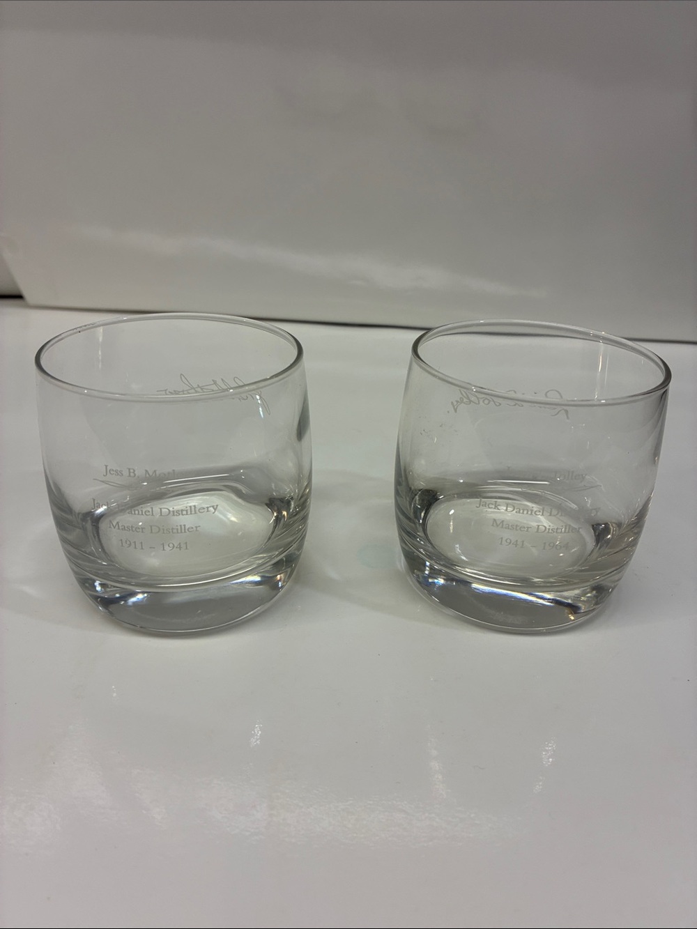 Clear Whiskey Rocks Glasses - Set of 2